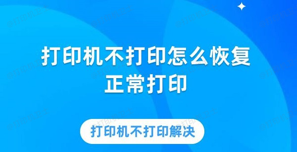 打印机不打印怎么恢复正常打印 打印机不打印解决