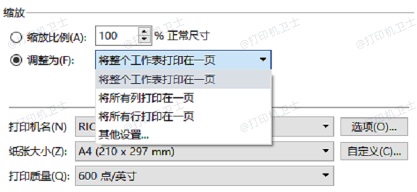 使用缩放功能