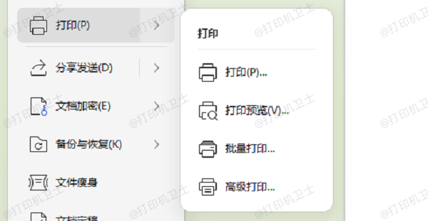 打印预览
