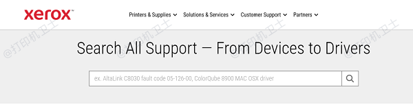 通过富士施网站下载驱动