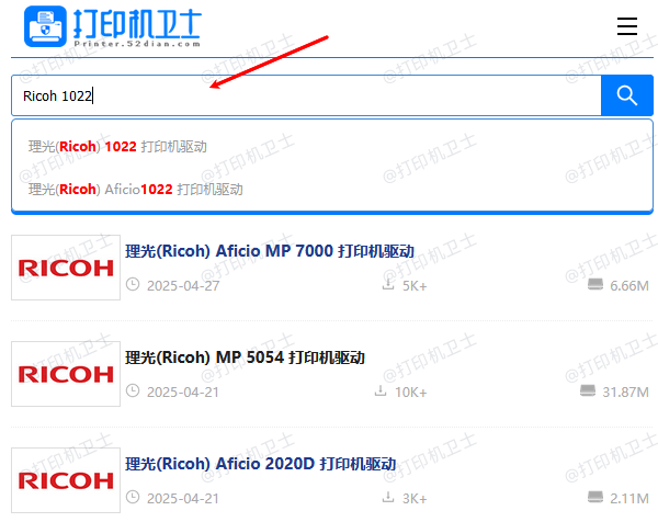 手动安装ricoh打印机驱动