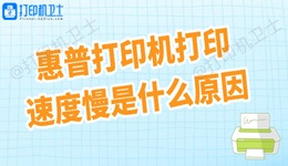 惠普打印机打印速度慢是什么原因 终于知道了