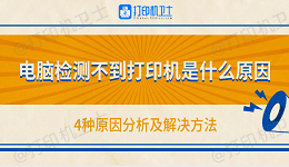 电脑检测不到打印机是什么原因 4种原因分析及解决方法