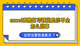excel表格打印预览显示不全怎么回事 这样设置快速解决